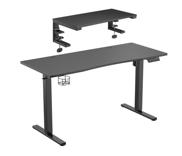 Silver Monkey Biurko elektryczne ED-140 black + podstawka EE-200 - 1351501 - zdjęcie